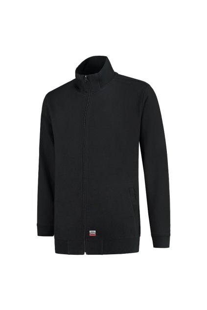 Sweat Jacket Washable 60 °C Mikina unisex American fleece, 70 % bavlna / 30 % polyester (Barva černá, Velikost - cisla,pismena M)