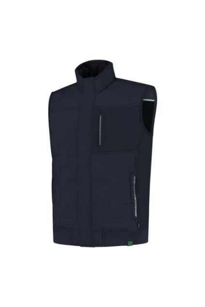Puffer Bodywarmer Rewear Vesta unisex Oxford, 100 % recyklovaný polyester + TPU membrána