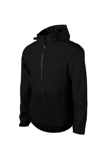 Rainbow Bunda pánská Plátnová vazba, 100 % polyester, TPU membrána, BIONIC FINISH® ECO hydrofobní úprava  podšívka: síťovina, 100 % polyester voděodolnost 5 000 mm, prodyšnost 3 000 g/m²/24 hod (Barva černá, Velikost - cisla,pismena M)