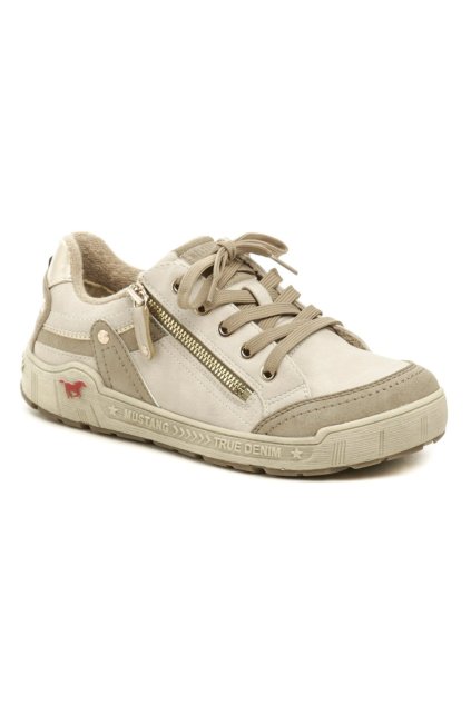 Mustang 1290-302-243 béžové dámské polobotky