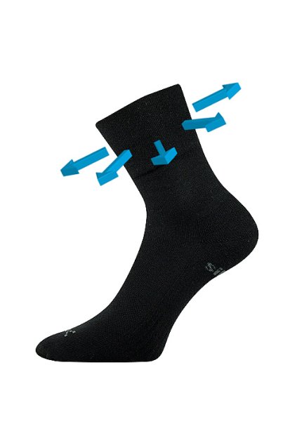 ponožky Enigma Medicine - černá (Velikost 35-38 (23-25), 1 pár)