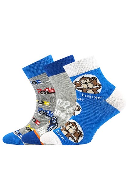 ponožky Dedotik - mix kluk (Velikost 20-24 (14-16), 3 pár)