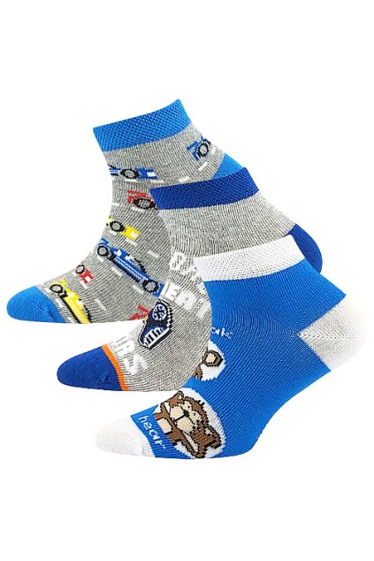 ponožky Dedonik - mix kluk (Velikost 20-24 (14-16), 3 pár)