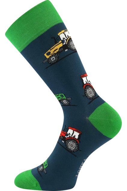 ponožky Depate - traktory (Velikost 39-42 (26-28), 3 pár)
