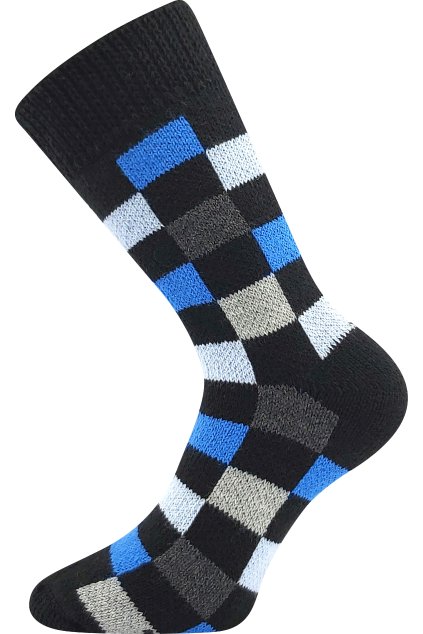 ponožky Spací - KOSTKY - kostka 01 (Velikost 35-38 (23-25), 1 pár)