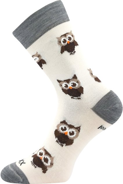 ponožky Bubo - bílá (Velikost 35-38 (23-25), 1 pár)