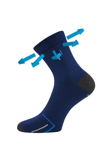 ponožky Broger 01 - tmavě modrá (Velikost 39-42 (26-28), 3 pár)