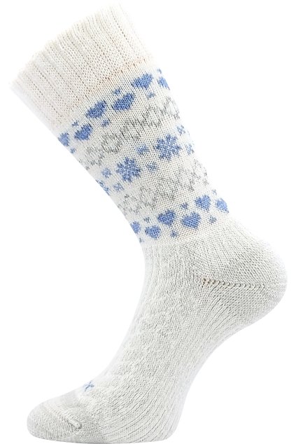 ponožky Veltra - smetanová-modrá (Velikost 35-38 (23-25), 1 pár)