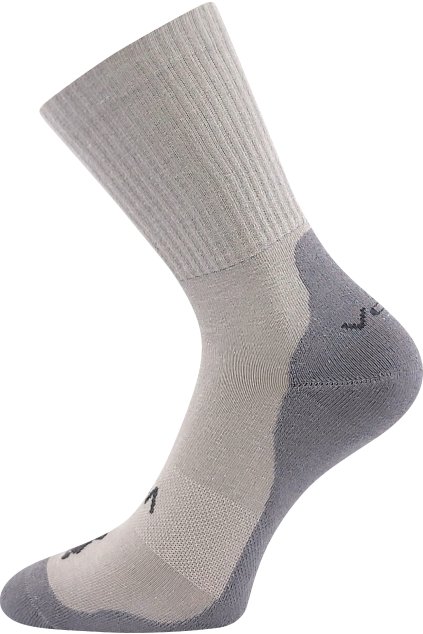 ponožky Barefootan froté - světle šedá (Velikost 35-38 (23-25), 3 pár)