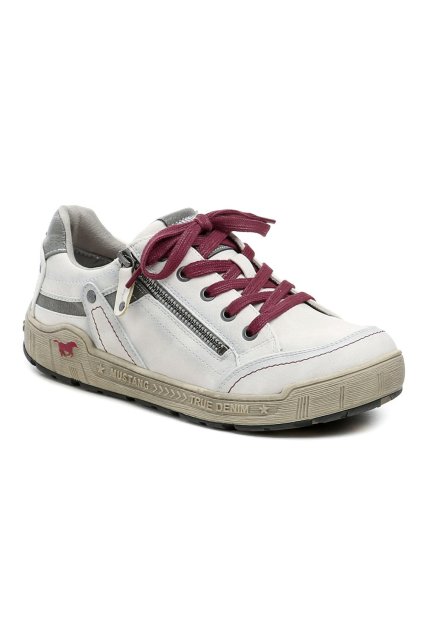 Mustang 1290-302-203 bílé dámské polobotky