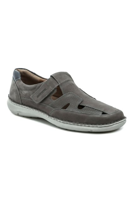 Josef Seibel 44981-518 New Anvers 81 šedé pánské nadměrné polobotky
