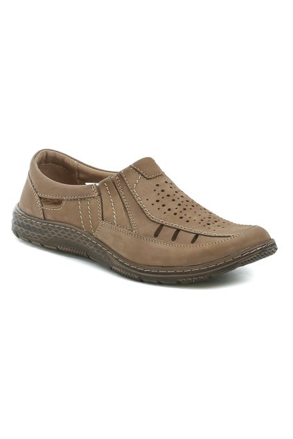 Mateos 492 světle hnědé pánské polobotky