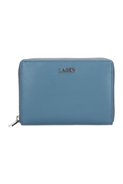 Lagen 50309 světle modrá dámská kožená peněženka