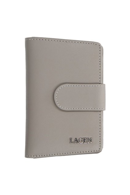 Lagen 50313 světle šedá dámská kožená peněženka