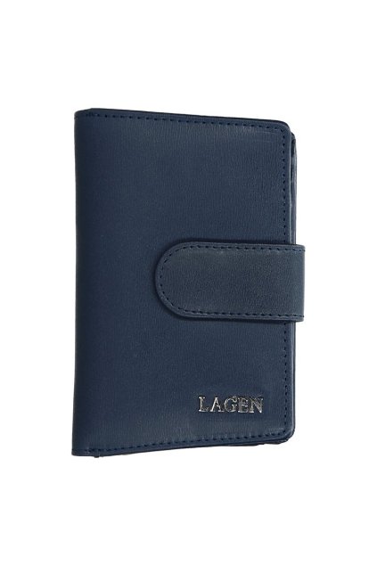 Lagen 50313 tmavě modrá dámská kožená peněženka