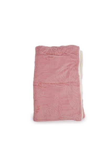 Deka beránek motýl 150x200 cm L620158 (Varianta 1 krémová světlá)