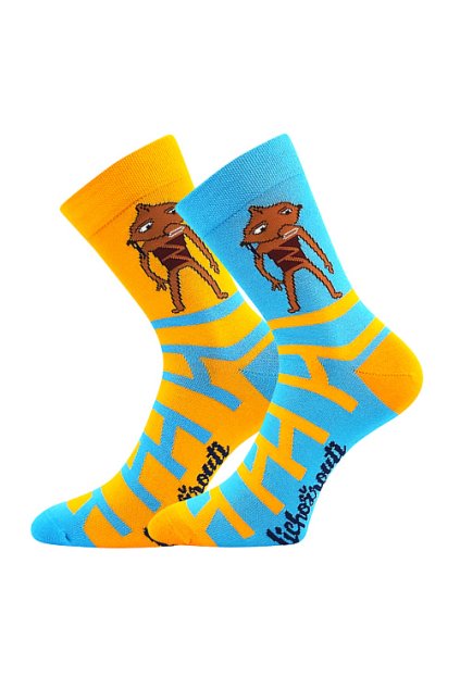 ponožky Lichožrouti P - Rezek (Velikost 42-46 (28-31), 3 pár)