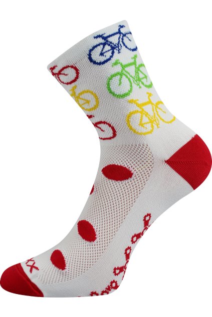 ponožky Ralf X - bike bílá (Velikost 39-42 (26-28), 1 pár)