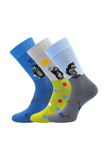 ponožky KR 111 - mix C (Velikost 39-42 (26-28), 3 pár)