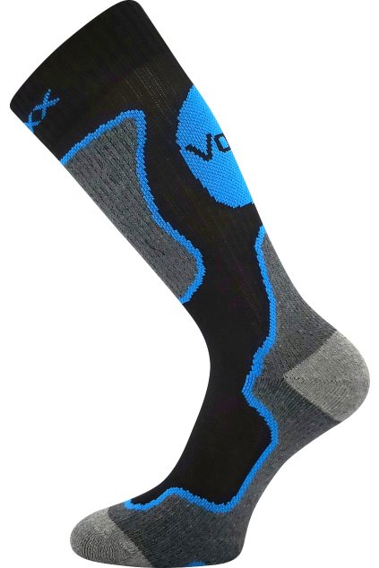 podkolenky In-line - černá-modrá (Velikost 35-38 (23-25), 1 pár)