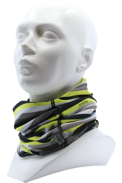 Multifunkční návlek SOLID - pruhy neon žlutá (Velikost uni, 1 ks)