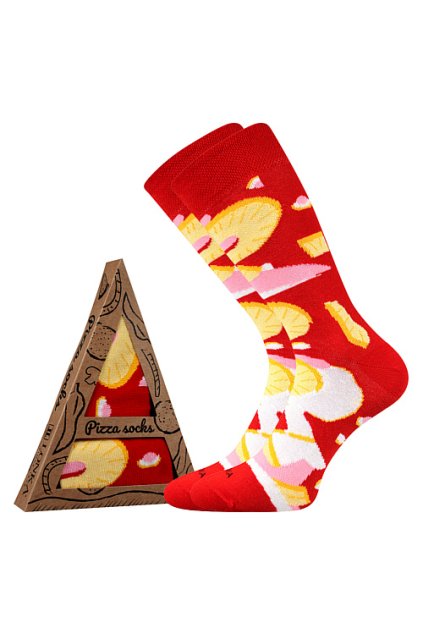 ponožky Pizza - 5 hawaii (Velikost 38-41 (25-27), 1 pár)