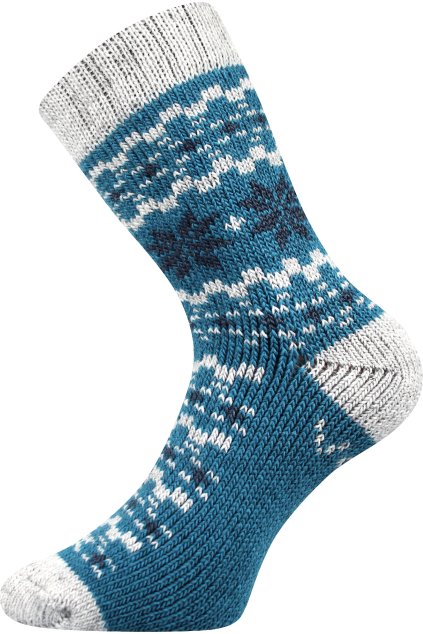 ponožky Trondelag - petrolejová (Velikost 35-38 (23-25), 1 pár)