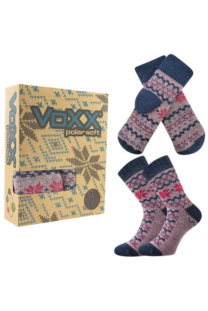 ponožky Trondelag set - starorůžová (Velikost 35-38 (23-25), 1 balení)