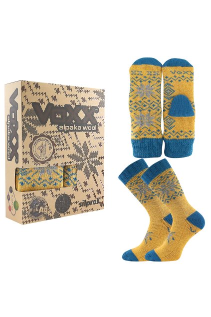 ponožky Alta set - tmavě žlutá (Velikost 35-38 (23-25), 1 balení)