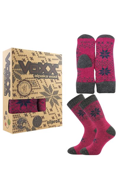 ponožky Alta set - magenta (Velikost 35-38 (23-25), 1 balení)