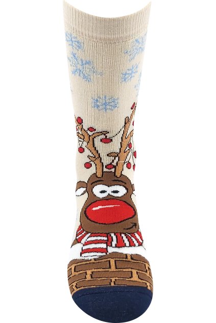 ponožky Rudy I - smetanová (Velikost 27-34 (18-22,5), 1 pár)