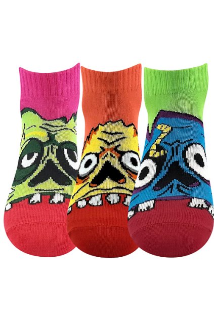 ponožky Zombik - mix B holka (Velikost 25-29 (17-19), 3 pár)