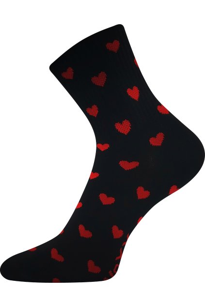 ponožky Agapi - srdce 2 (Velikost 35-38 (23-25), 3 pár)