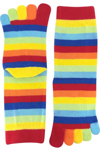 ponožky Prstan-a 10 - rainbow (Velikost 36-41 (23,5-27), 1 pár)