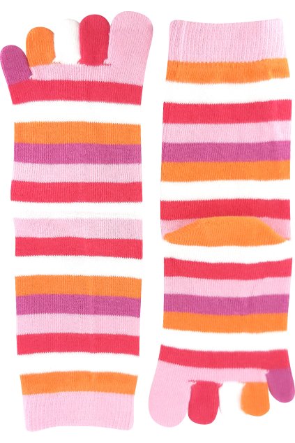 ponožky Prstan-a 10 - pinkfly (Velikost 36-41 (23,5-27), 1 pár)