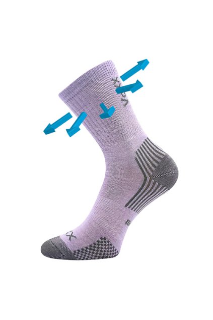 ponožky Optimalik - světle fialová (Velikost 20-24 (14-16), 3 pár)