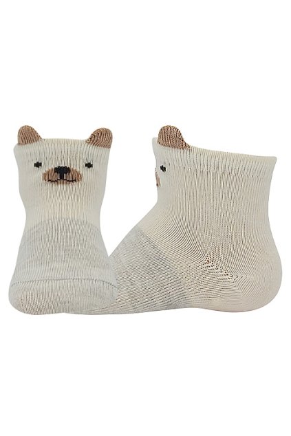 ponožky Míšánek ABS - sv.šedá melé (Velikost 14-17 (9-11), 1 pár)