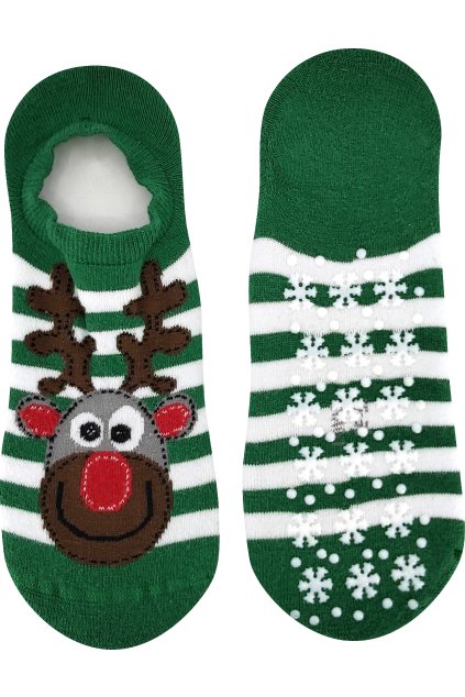 ponožky Cupid ABS - zelená (Velikost 35-38 (23-25), 3 pár)