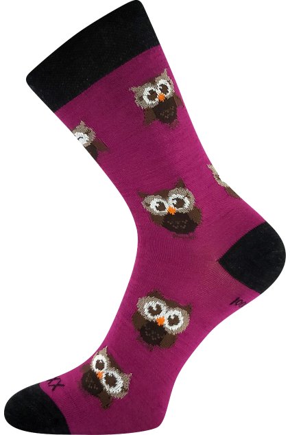 ponožky Bubo - fuxia (Velikost 35-38 (23-25), 1 pár)