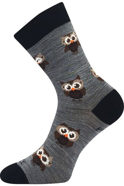 ponožky Bubo - sv.šedá (Velikost 35-38 (23-25), 1 pár)