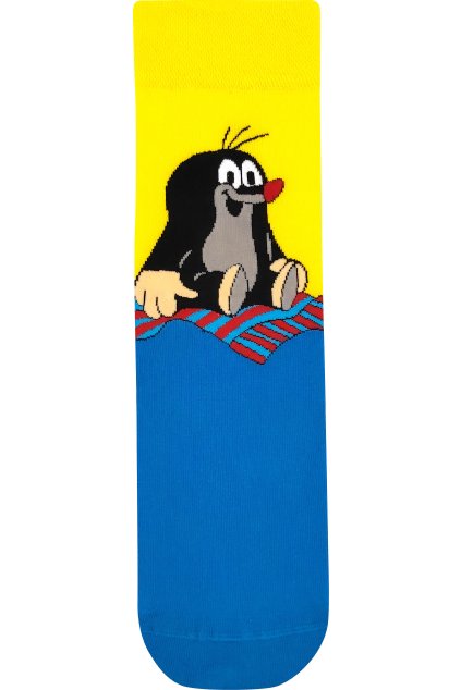 ponožky KR 211 - žlutá (Velikost 35-38 (23-25), 3 pár)