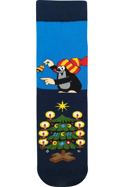 ponožky KR 211 - tmavě modrá 2 (Velikost 35-38 (23-25), 3 pár)