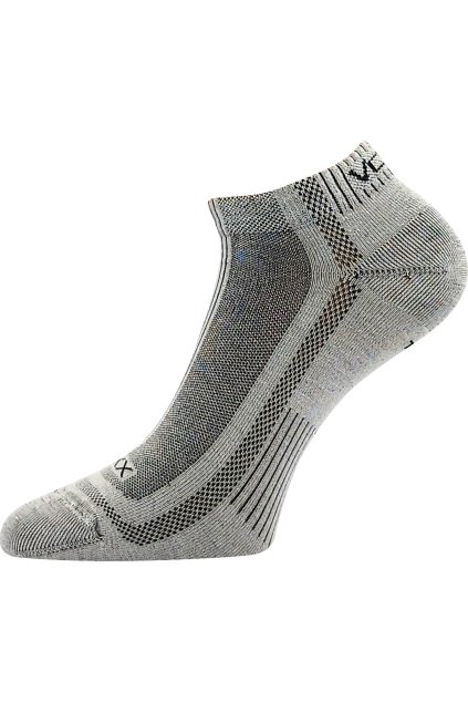 ponožky Morfan - šedá (Velikost 35-38 (23-25), 3 pár)