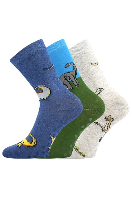 ponožky Filip 07 ABS - mix kluk (Velikost 20-24 (14-16), 3 pár)