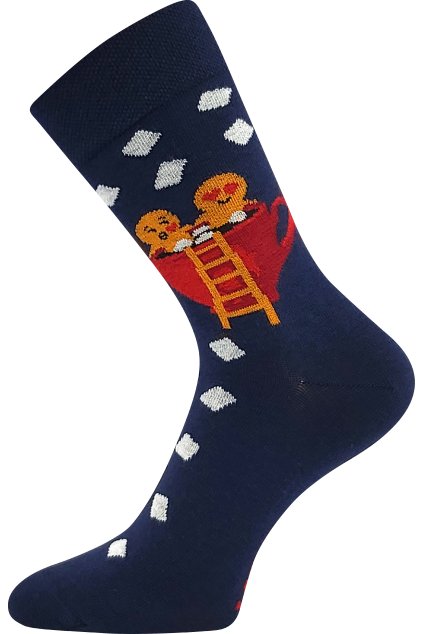 ponožky Damer - perníčci (Velikost 35-38 (23-25), 3 pár)