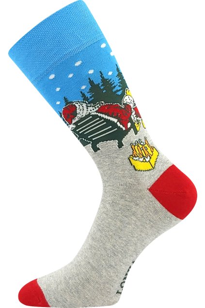 ponožky Damer - santa (Velikost 39-42 (26-28), 3 pár)