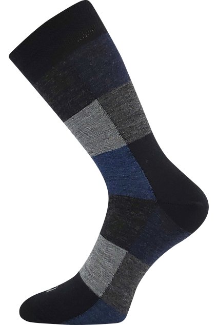 ponožky Wocube - černo-šedé (Velikost 39-42 (26-28), 3 pár)
