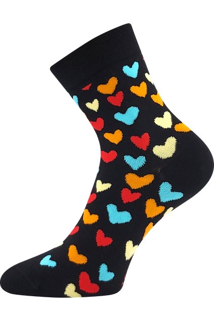 ponožky Devive - srdce (Velikost 35-38 (23-25), 3 pár)