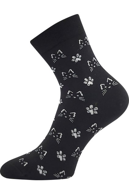 ponožky Devive - kočky 2 (Velikost 35-38 (23-25), 3 pár)