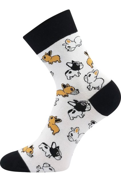 ponožky Devive - pejsci (Velikost 35-38 (23-25), 3 pár)